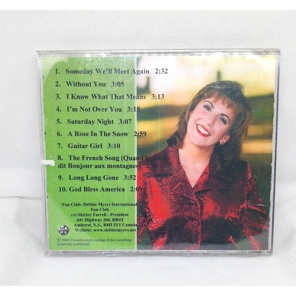 Rare Debbie Myers 'Someday We'll Meet Again' Autographed Music CD (05-07) - Picture 2 of 7